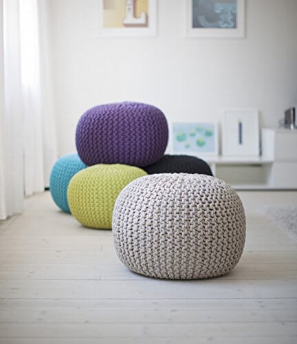 Fai da te: Pouf all'Uncinetto - HomeHome