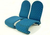 Coppia di Poltrone Vintage Easy Chair color Bluette